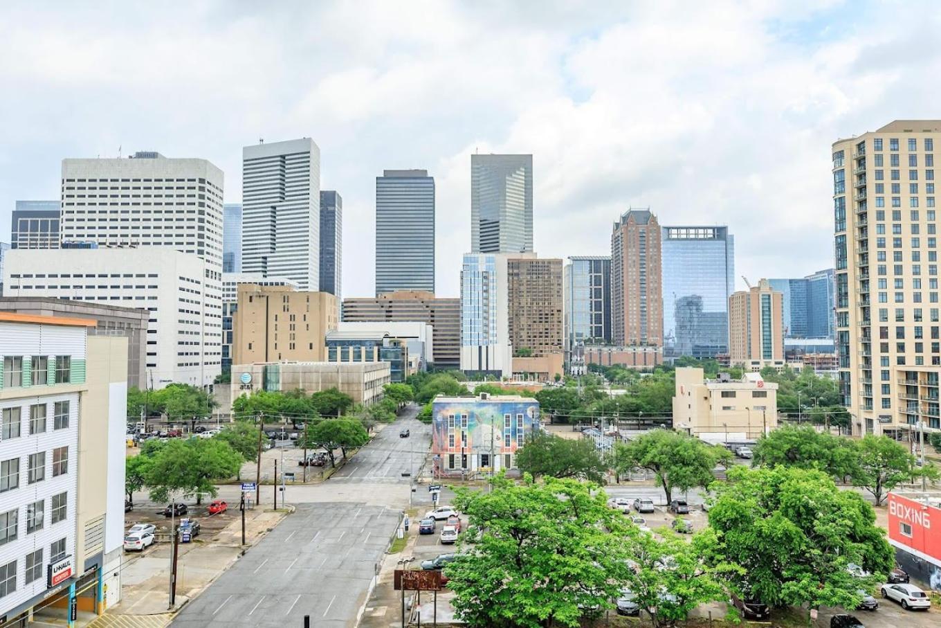 U4 Penthouse Downtown Houston Apartment Bagian luar foto
