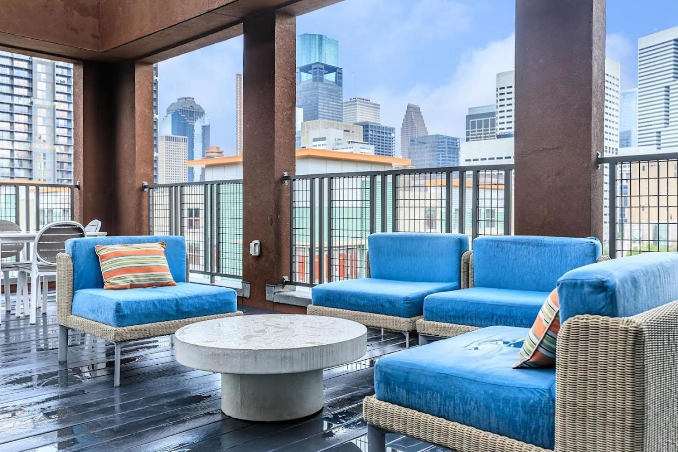 U4 Penthouse Downtown Houston Apartment Bagian luar foto